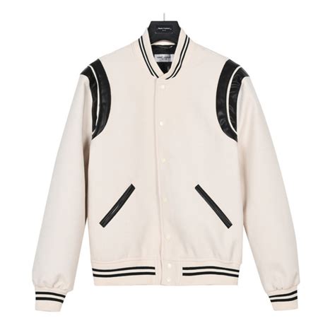 ysl teddy bomber jacket|ysl teddy jackets for men.